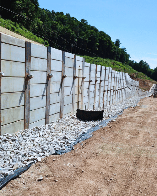 kwashandu civil engineering- anchored retaining wall page